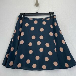 Ann Taylor Loft Polka Dot Skater Skirt